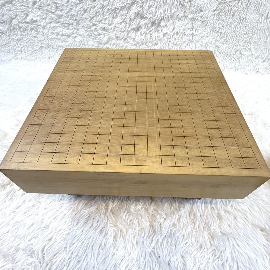 将棋盤　足つき　脚つき　へそあり　囲碁盤 蛤　那智黒　36号