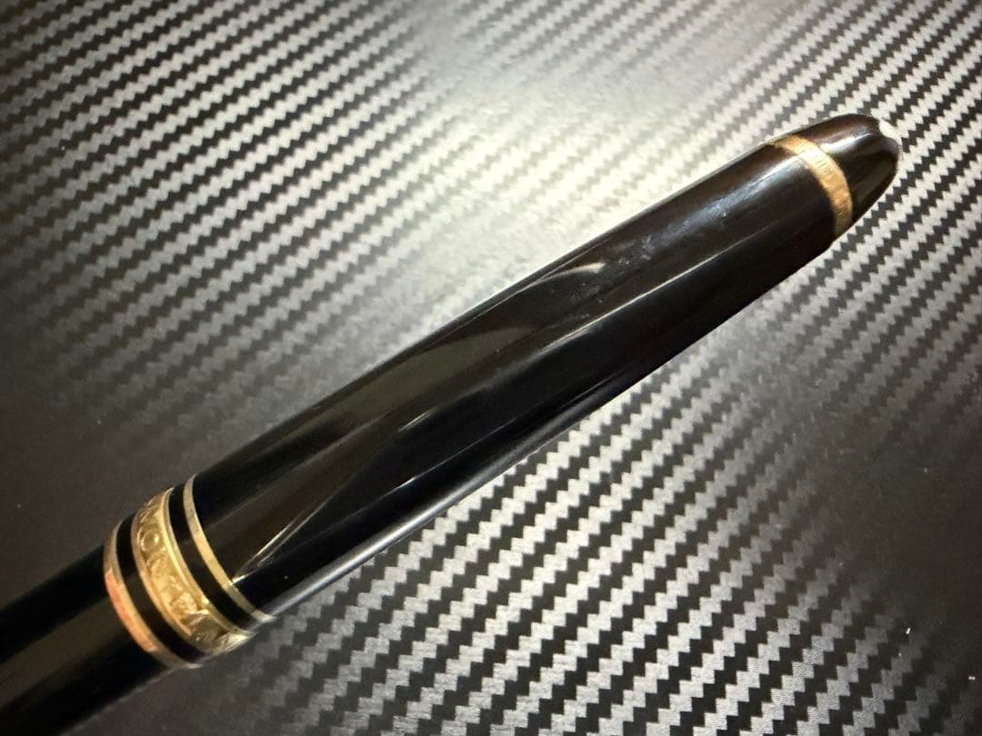 極美品 モンブラン マイスターシュテュック 144 ブラック 全金 M 万年筆