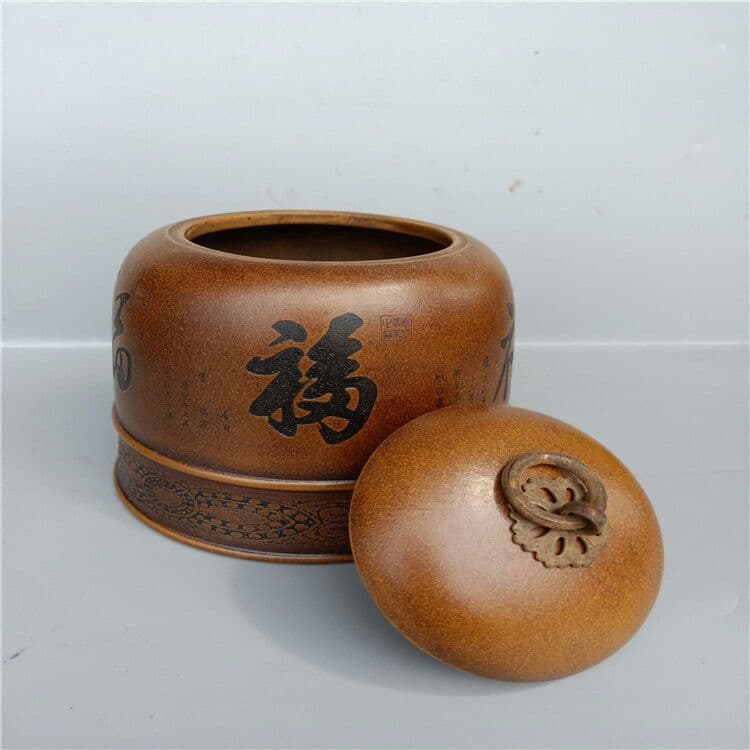 正統宜興紫砂福紫砂タンク手作り茶タンク茶器