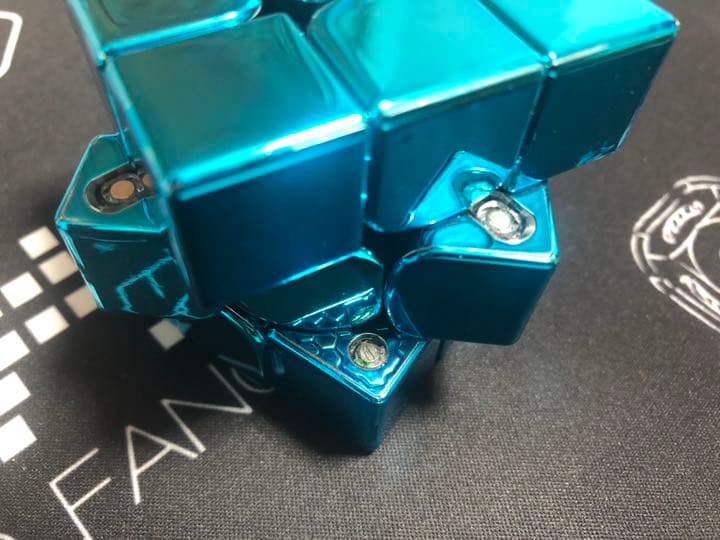 GAN 356XSM llic「電気メッキ」水色 ルービックキューブ