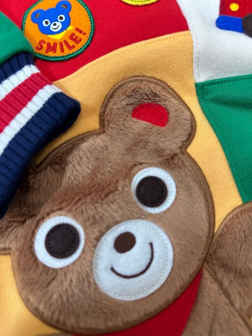 半額以下！MIKI HOUSE ミキハウス　オリジナル　刺繍カラフル トレーナー