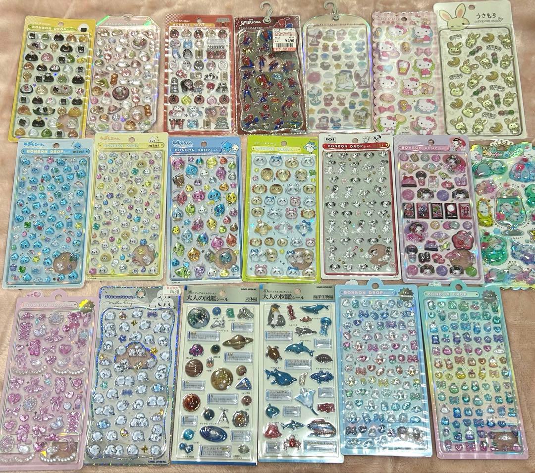 【正規品】 ボンボンドロップシール ちいかわ しずくちゃん ディズニー 和柄