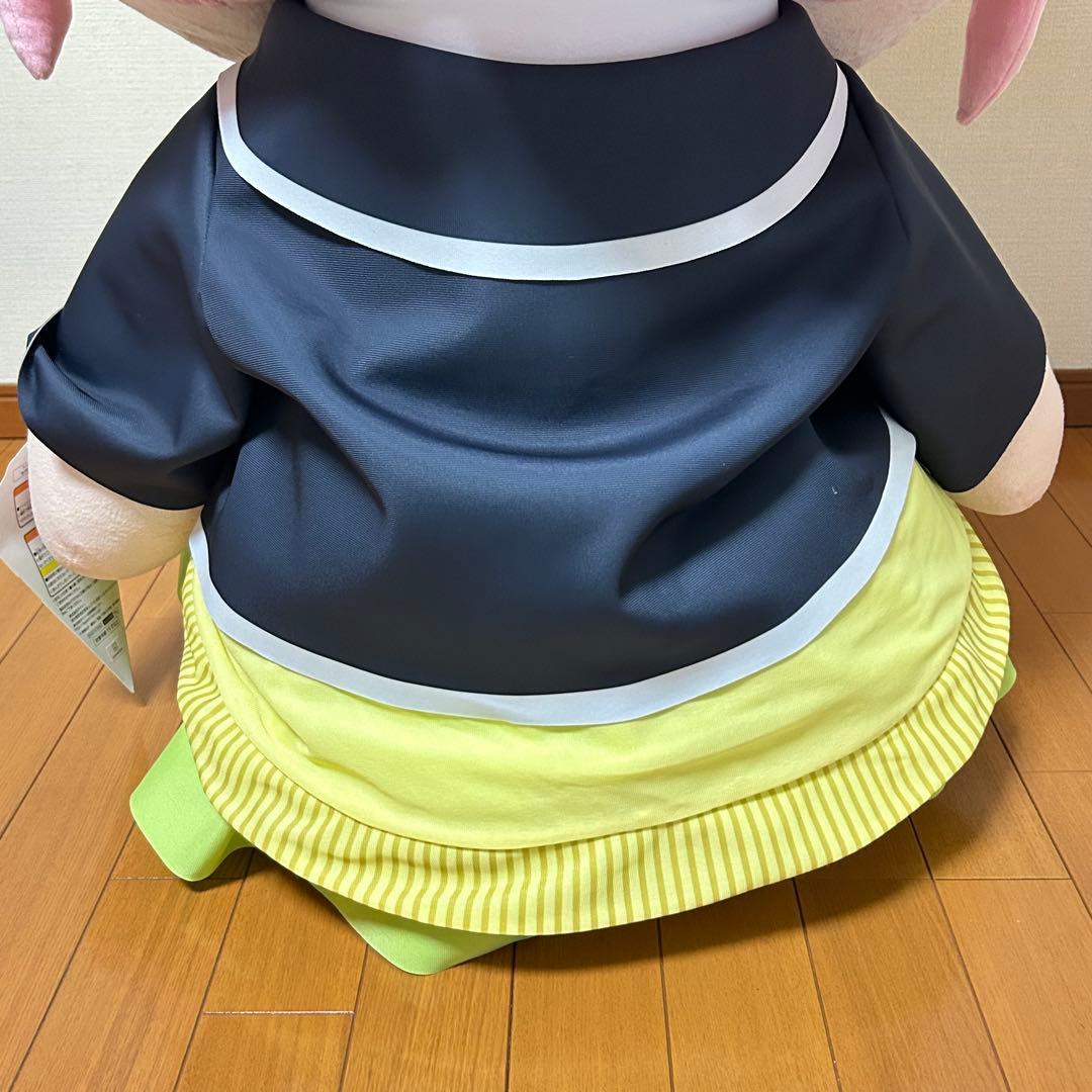 タグ付き どきゅーと 五等分の花嫁 超特大ぬいぐるみ 中野一花 100体限定