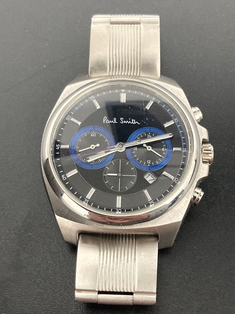 稼働 ポールスミス クロノグラフ 腕時計 0520-S092388クォーツメンズ