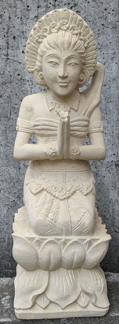 一都三県限定販売　ガネーシャ　バリニーズカップル　バリ　石像　アジアンインテリア