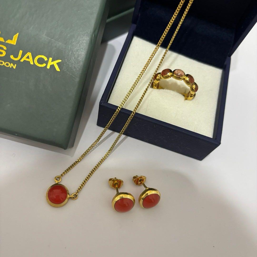 LUCAS JACK 3点セット ピアス ネックレス リング ルーカスジャック