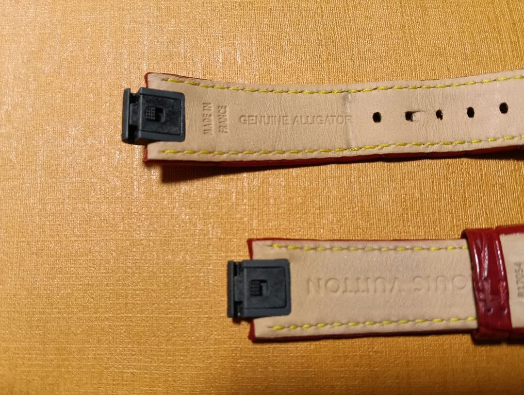 【専用】タンブール MM用 純正アリゲーター ストラップ ベルトM　レッド