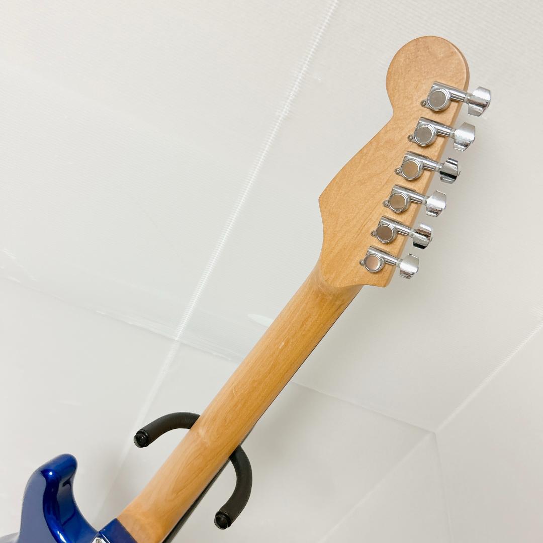 美品 Photogenic 初心者向けギター ストラトキャスター ブルー 青