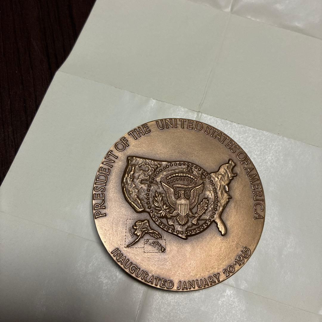 Lyndon Baines Johnson メダル ケース付き