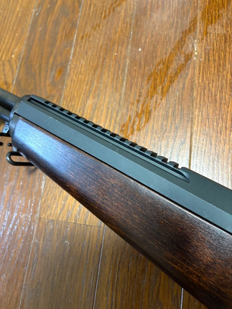 マルシン　6mmBBガスガン　ミニガーランド　ブナウッドストック　ダークブラウン