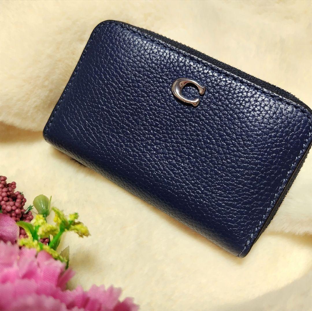 【限定セール！】COACH　ケース　小銭入れ ラウンドジップ　カードケース