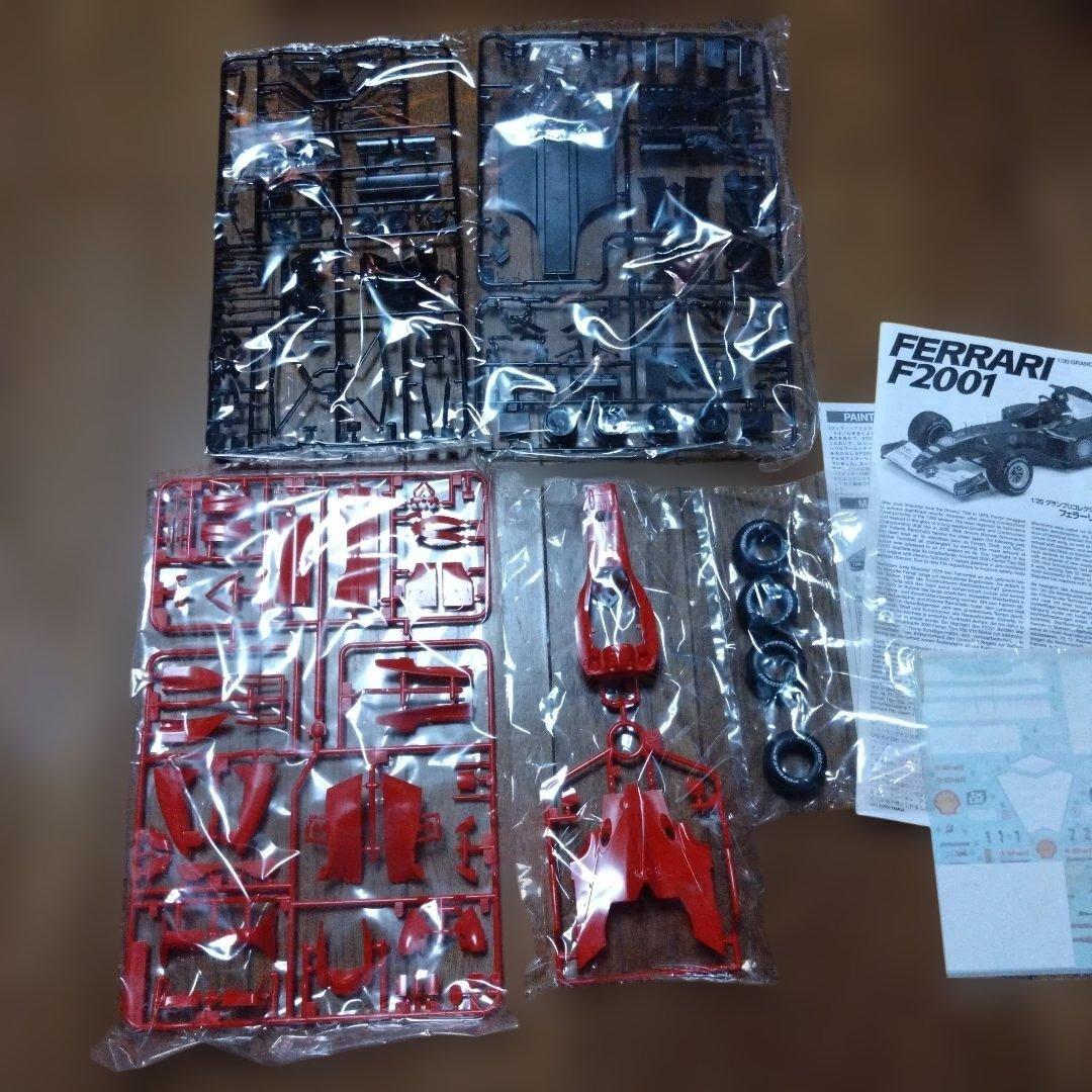 絶版TAMIYA Ferrari F2001 1/20シューマッハプラモデル