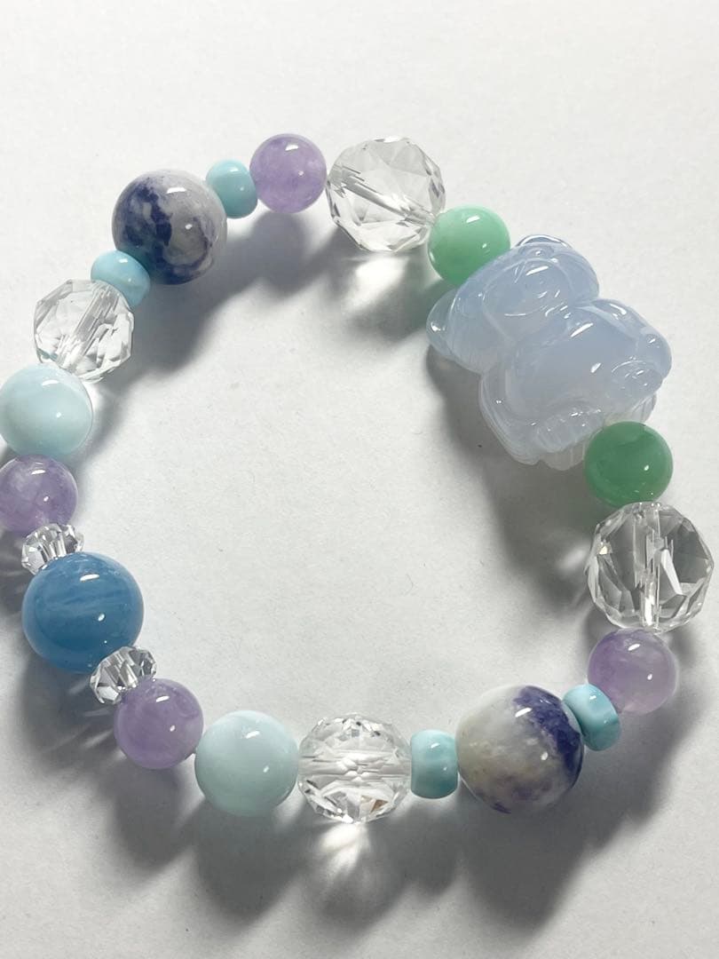 ちーはん様　くまちゃんブレスレットとまりも水晶バングル