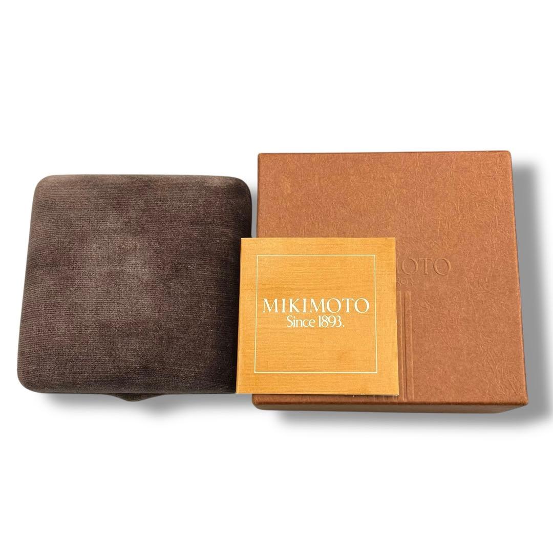 美品 MIKIMOTO ミキモト パール サークル リーフ ブローチ ドレス