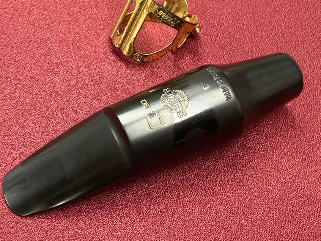 SELMER バリトンサックス用マウスピース、E リガチャー、キャップ付