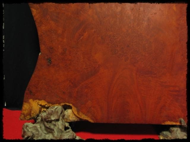 大型 花梨 玉杢 瘤 衝立 結界 置物 一枚板 天然木 間仕切 玄関飾 e58