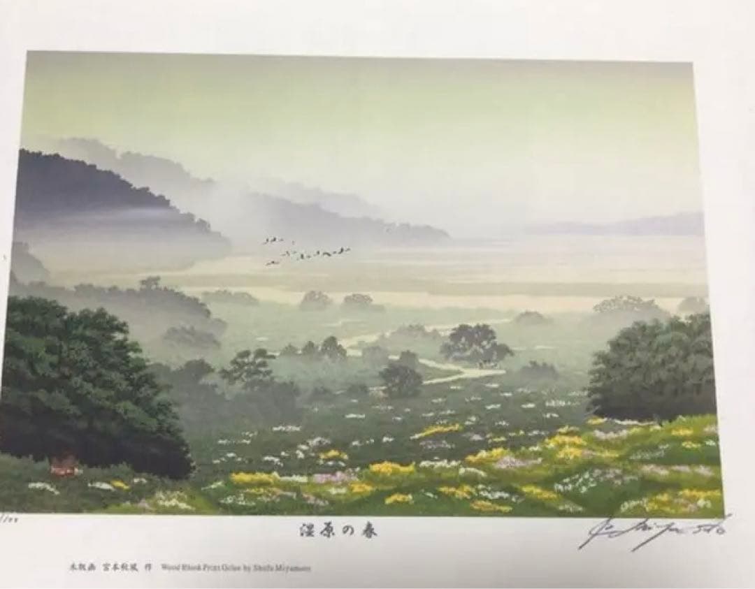 宮本秋風　ジグレー　湿原の春