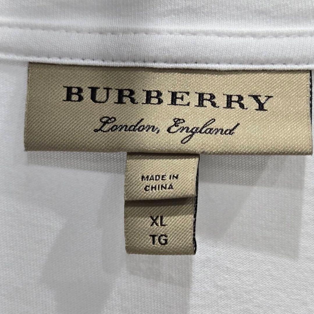 Burberry London 口ゴ刺繍　Tシャツ　カットソー サイズXL