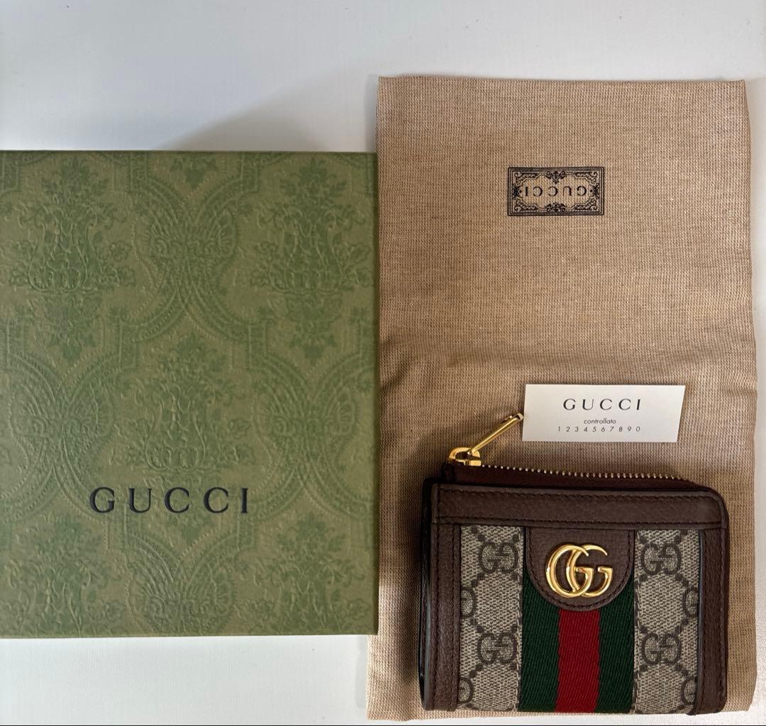 なおちゃんGUCCI OPHIDIA L字ファスナー　644333