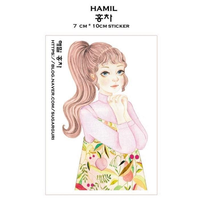 No.2【送料別】hamil ハミル ステッカー 3枚セット