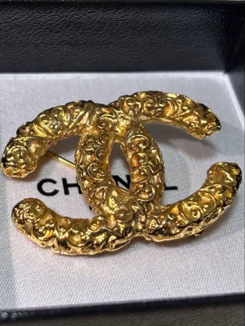 【最終価格♡】CHANEL シャネル ブローチ 溶岩 ココマーク 93A