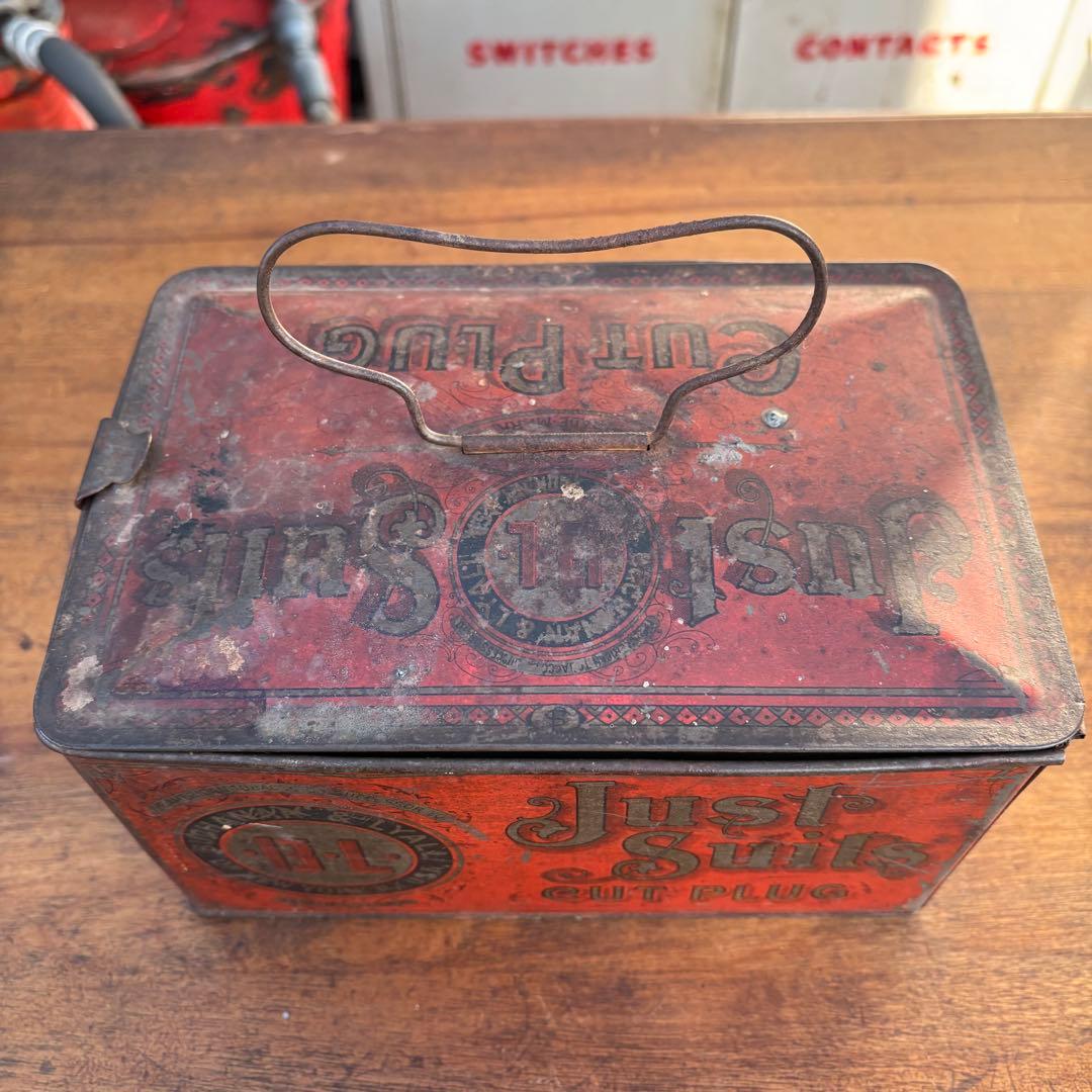 USA Antique NEWYORK BUCHANAN&LYALL TIN缶