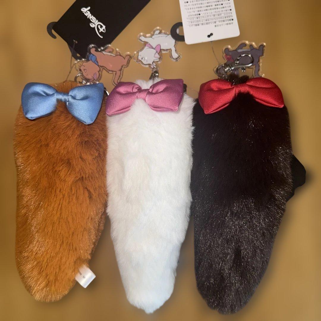 【新品タグ付】ディズニー マリー　ベルリオーズ トゥルーズ しっぽチャーム