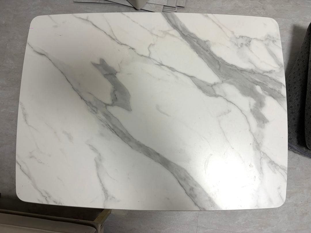 【美品】Francfranc フランフラン　こたつテーブル　Sマーブル