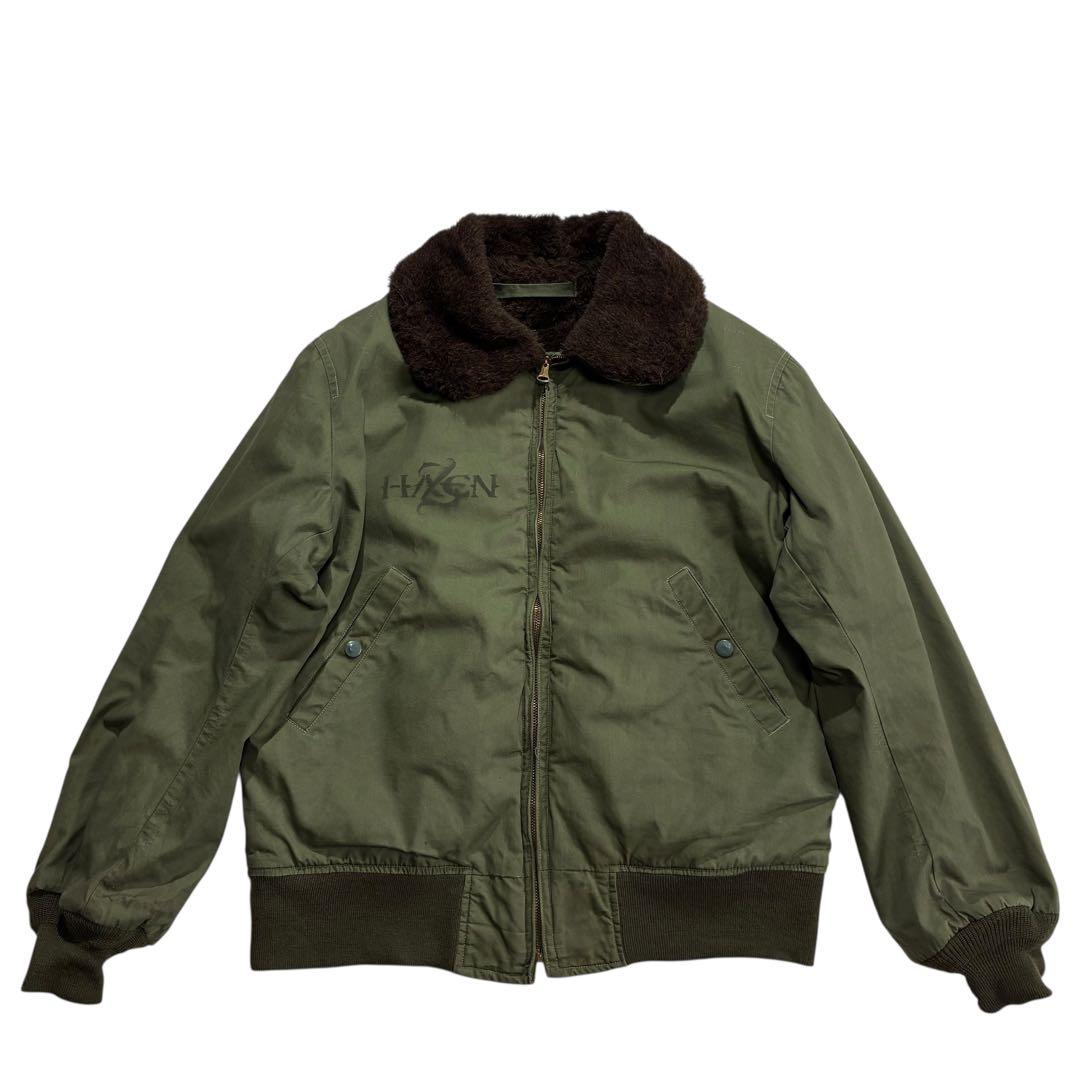 50s B-15 フライトジャケット ステンシル ハーケンクロイツ 卍