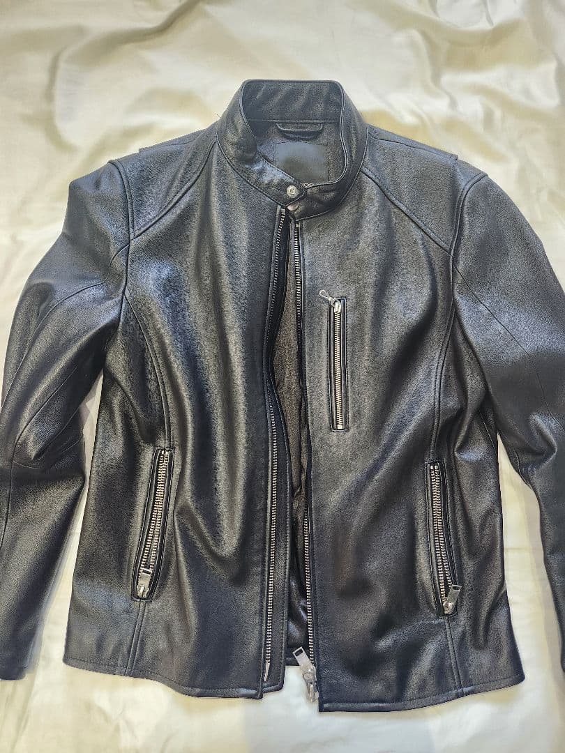 JACKROSE シングルライダース レザージャケット 羊革 ブラック Lサイズ