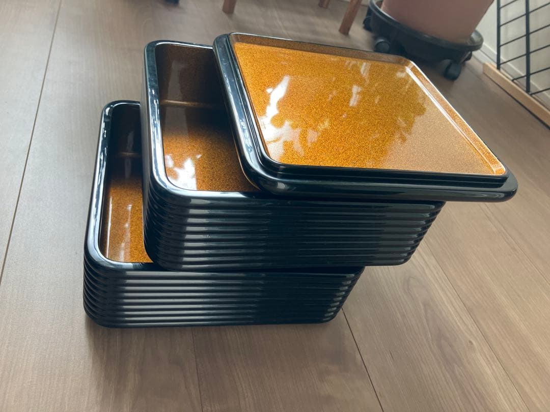 輪島塗 五段重 二枚蓋 木箱入り 重箱 伝統工芸品 漆芸【美品】