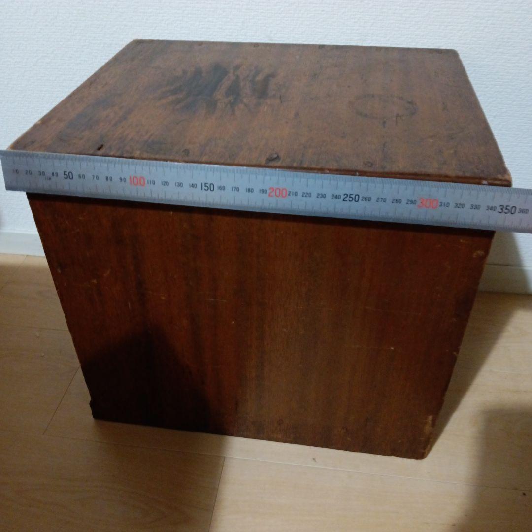 アンティーク　木製5段引き出しA4可