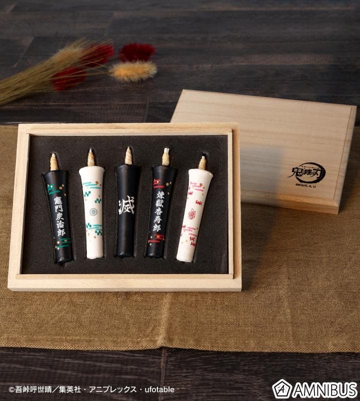 鬼滅の刃　京ローソク桐箱入り5本セット