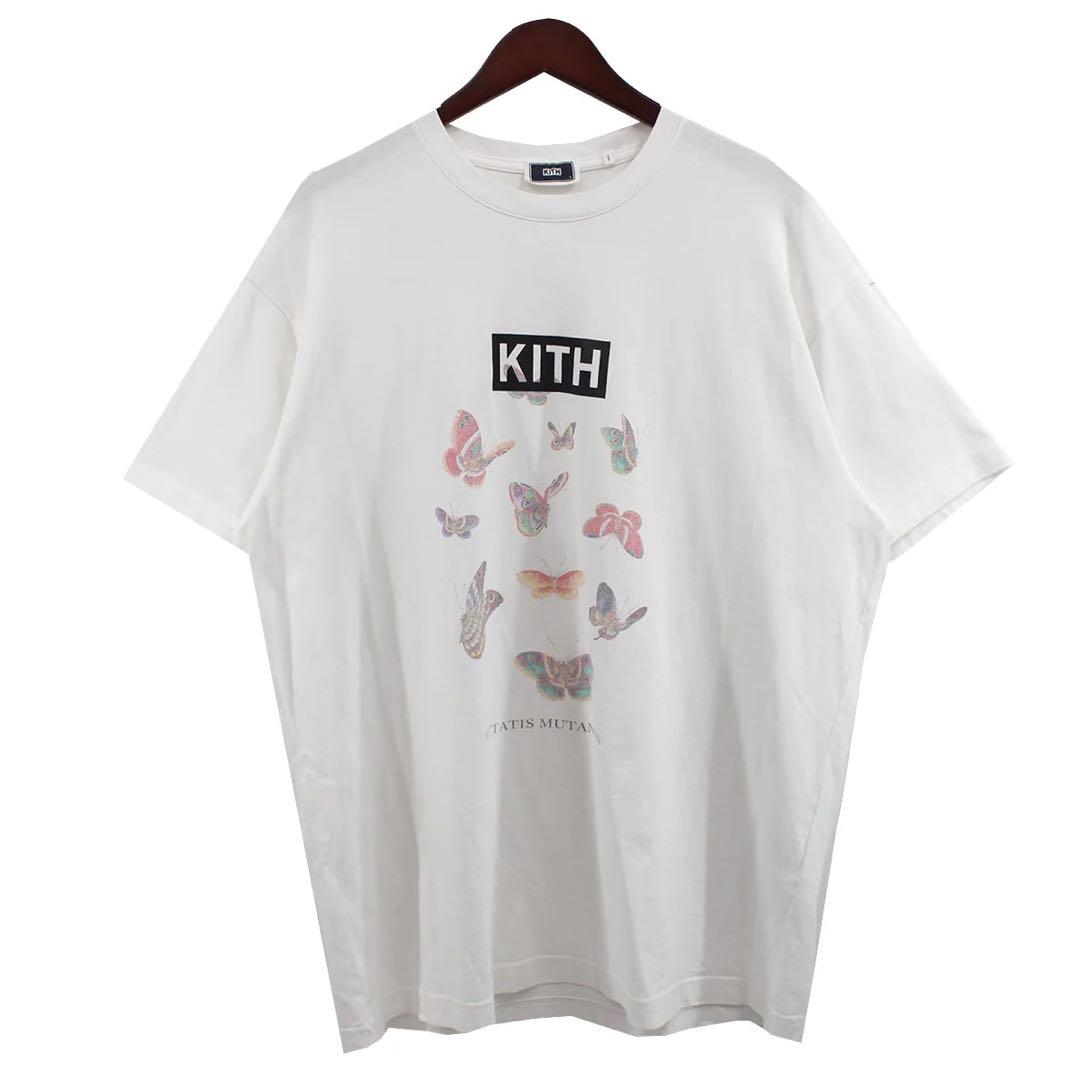 KITH BUTTERFLY VINTAGE Tシャツ L ホワイト