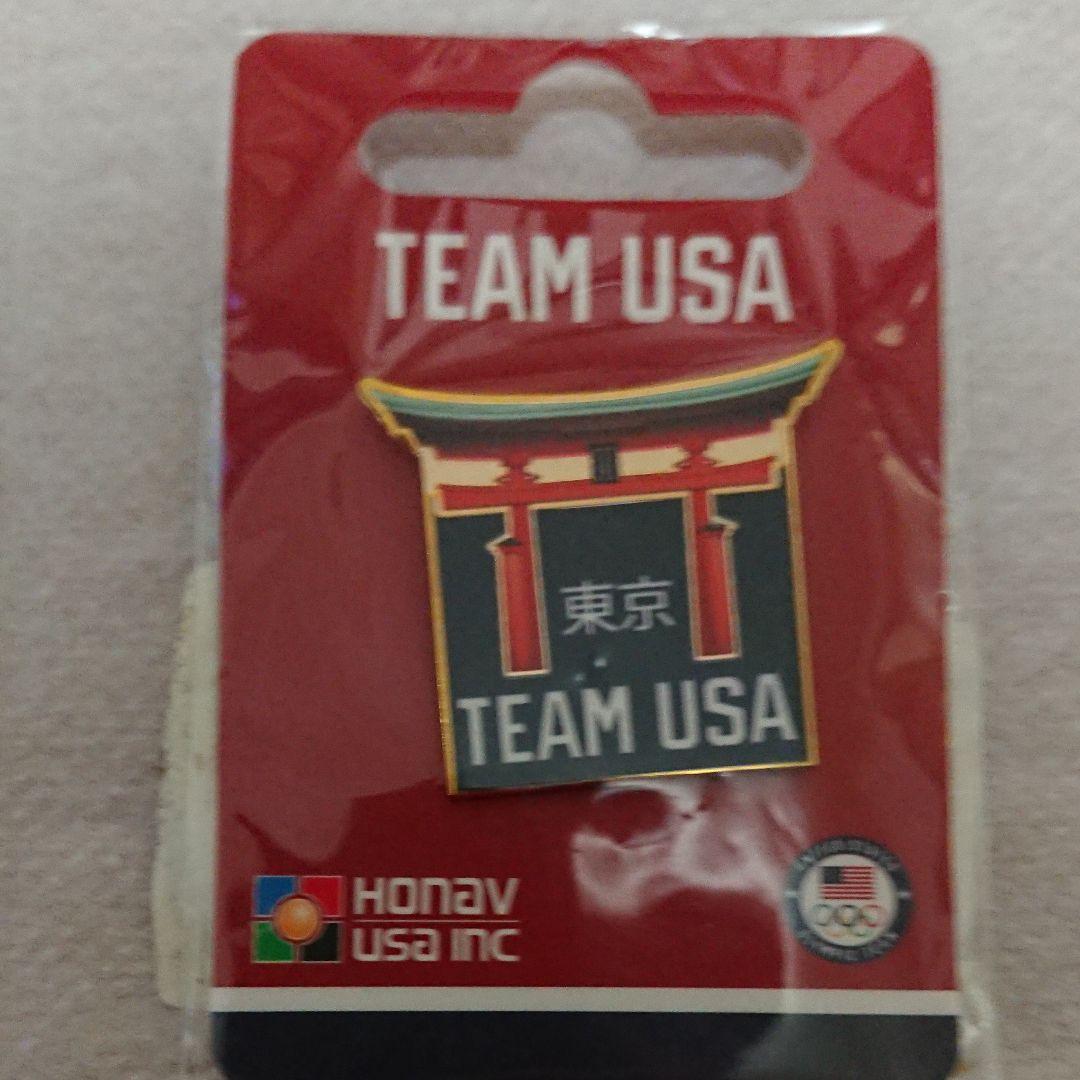 東京 2020 ピンバッジ アメリカ USAチーム オリンピック 非売品
