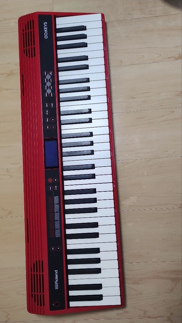 【27年7月迄保証付き】Roland Go:Keys go61k 61鍵 レッド