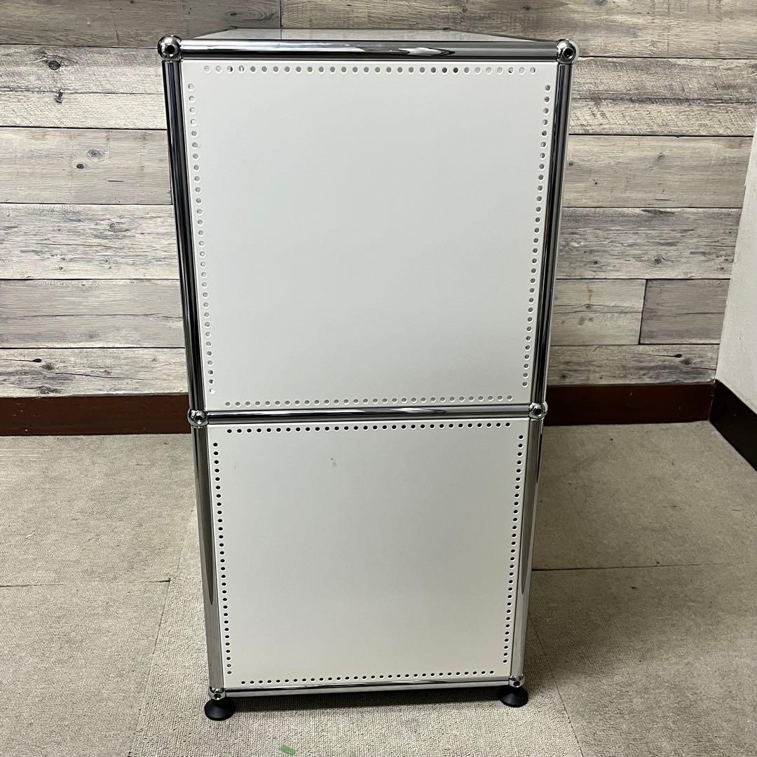 ★sora★USMハラー １列２段 鍵付キャビOP/DD 色：白