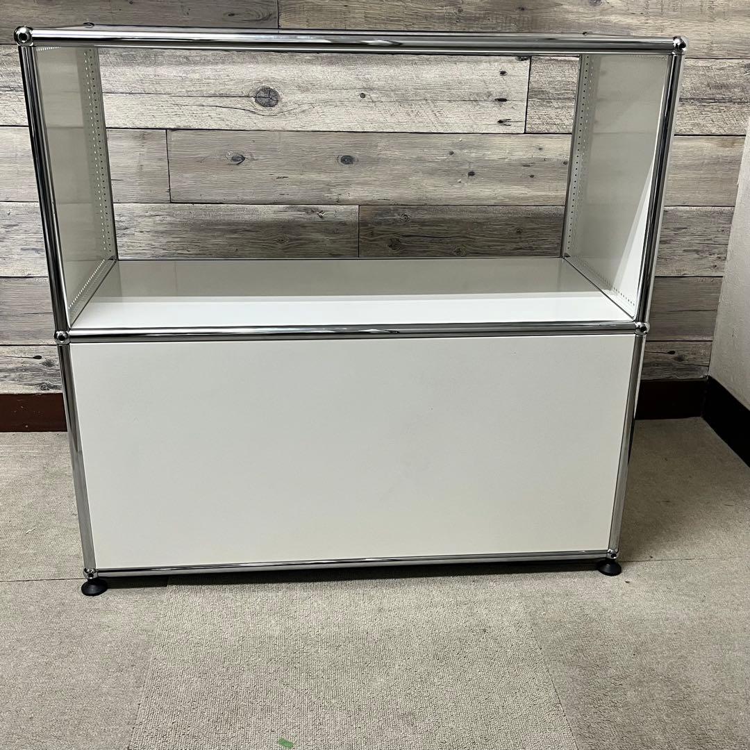 ★sora★USMハラー １列２段 鍵付キャビOP/DD 色：白