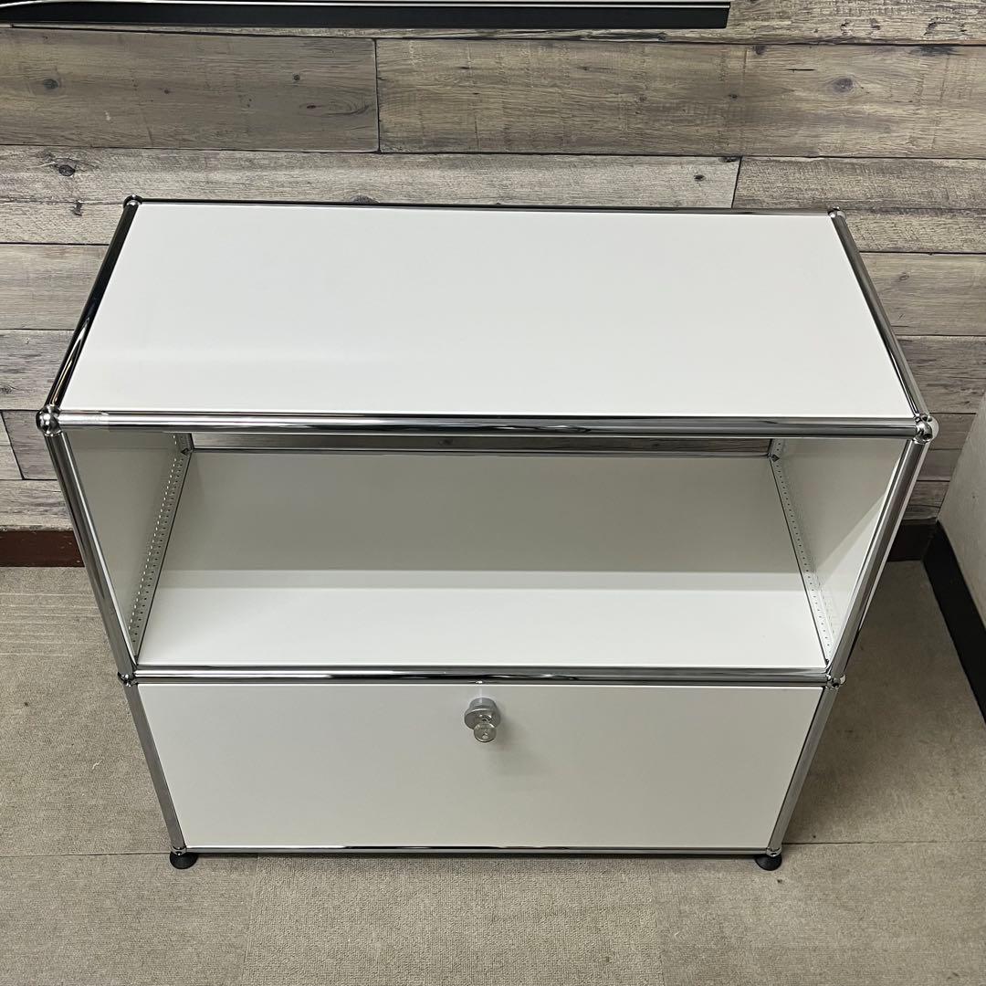 ★sora★USMハラー １列２段 鍵付キャビOP/DD 色：白