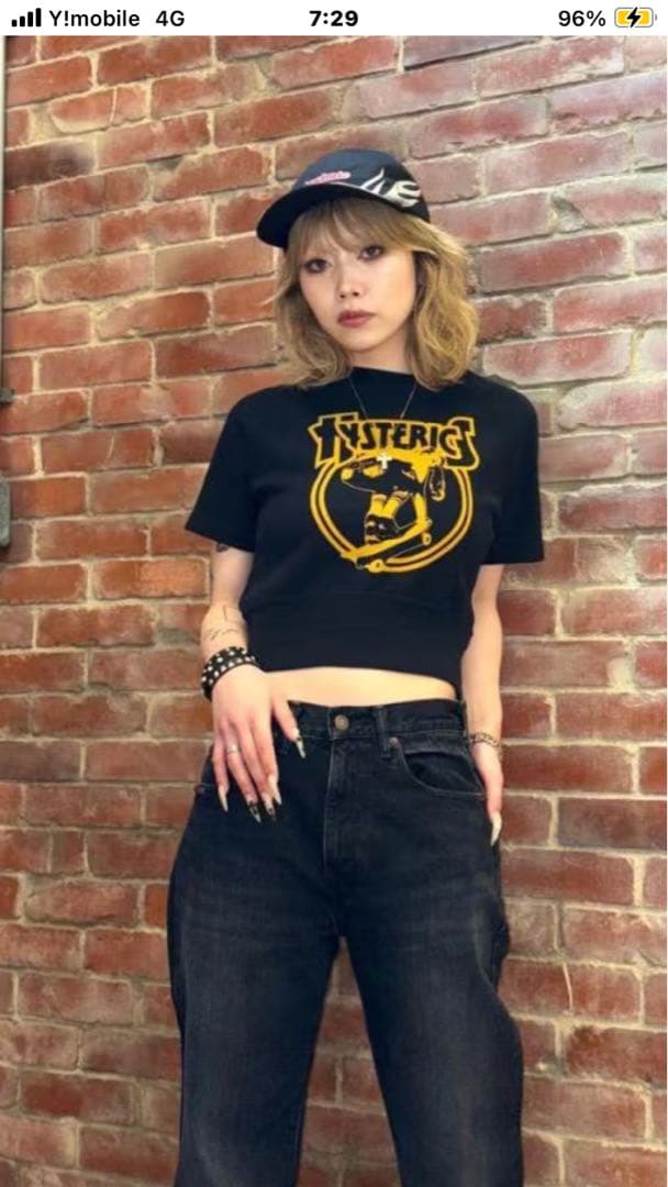 ヒステリックグラマーダブルスピード刺繍キャップ