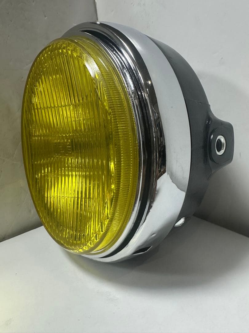 当時物IPF凹みイエローレンズ付きヘッドライト/検索CIBIEシビエ マーシャル
