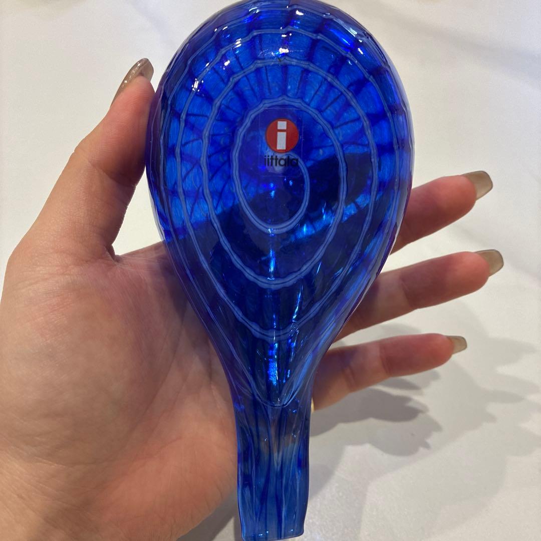  鳥のオブジェ 青　シエッポ　バード