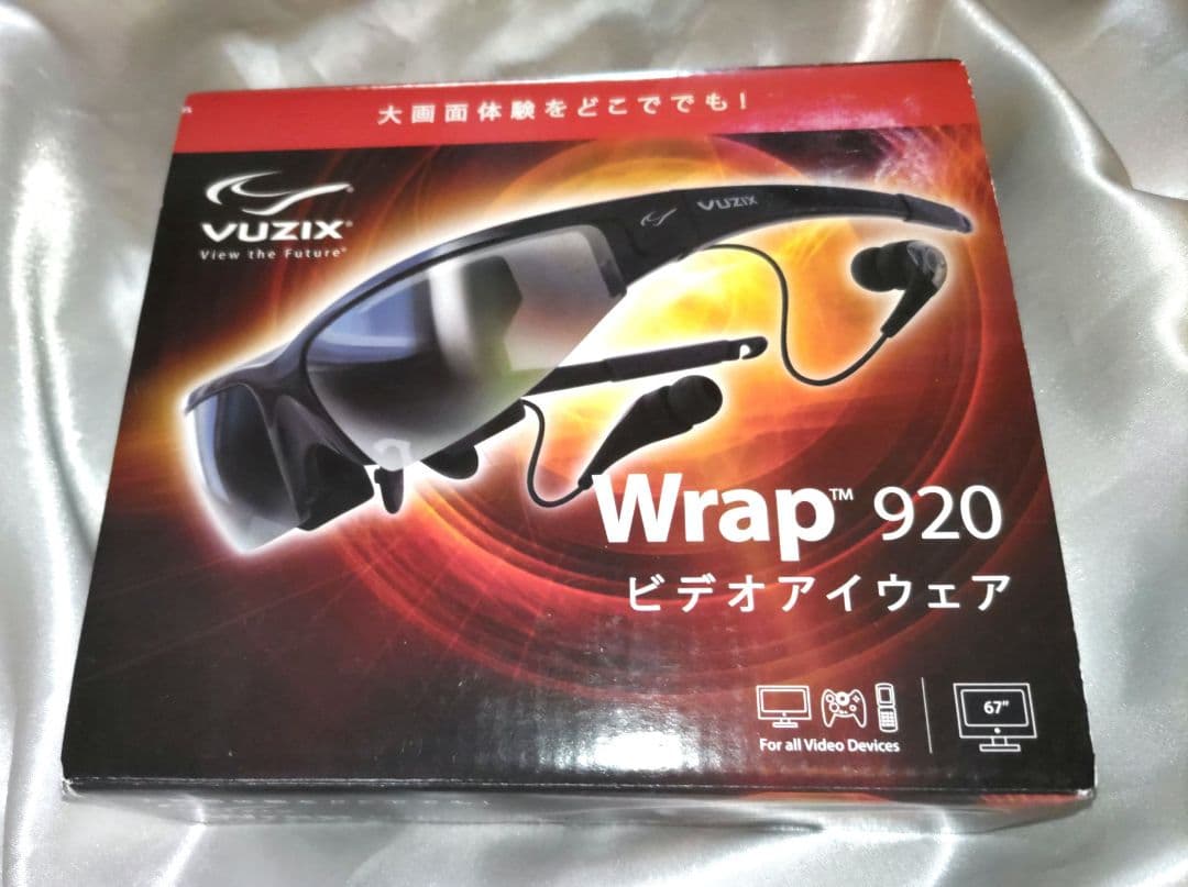 Vuzix Wrap 920 ヘッドマウントディスプレイ 動作品