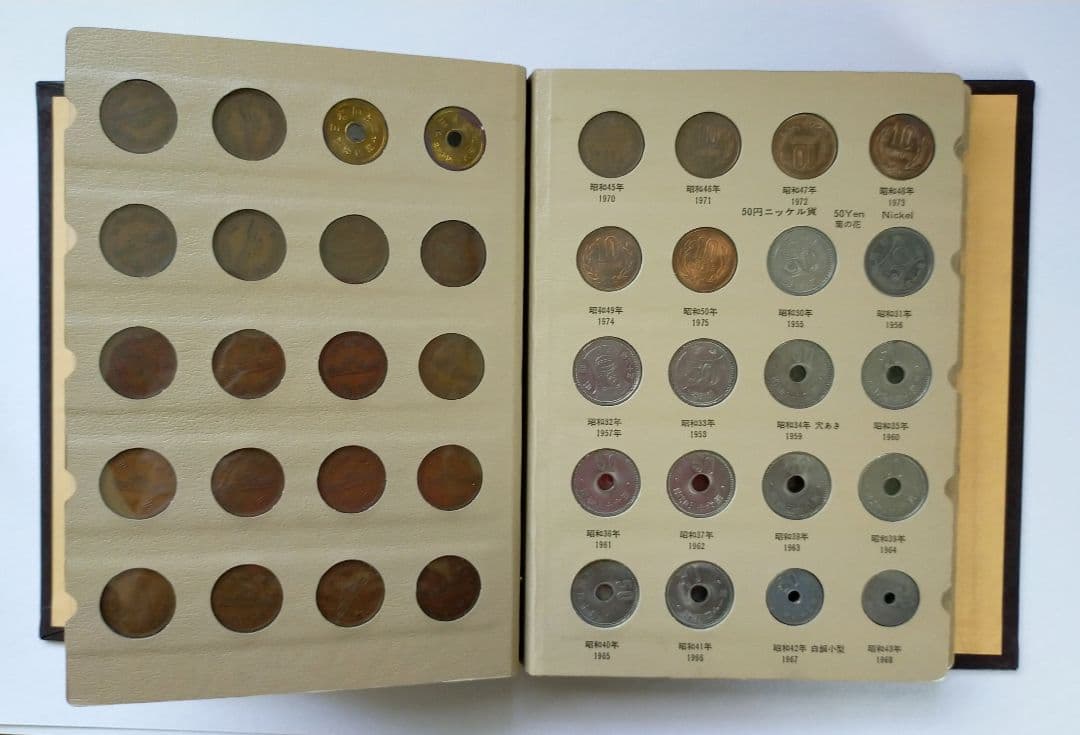 現行貨幣年号別アルバム　完全版　コンプリート　抜け無し