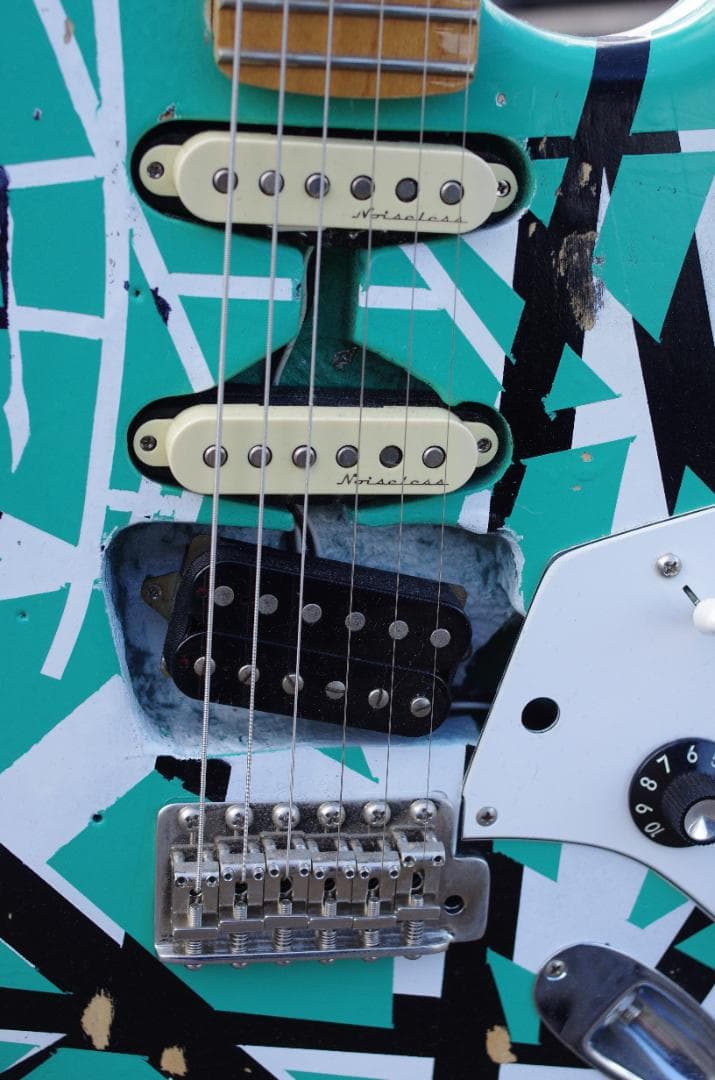 エレキギター　オリジナル　EVH風　材料費19万