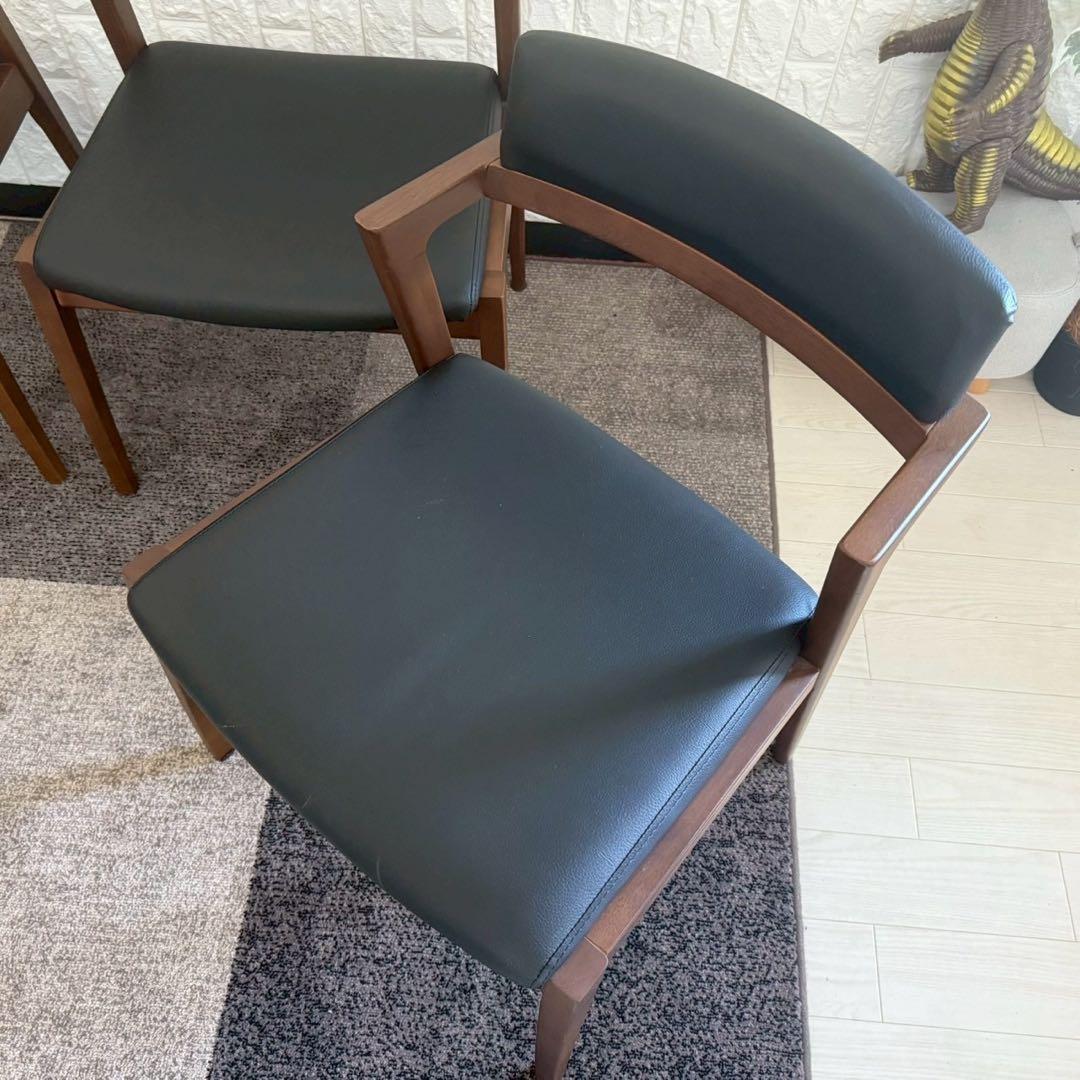 都内23区配送無料✨4人掛けダイニングテーブルセット　家具の大丸