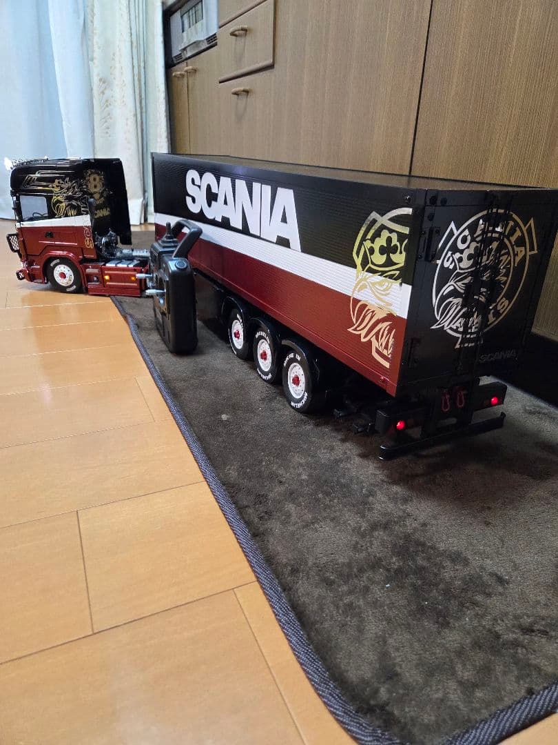 タミヤ1/14　スカニア　セミトレーラー　セット