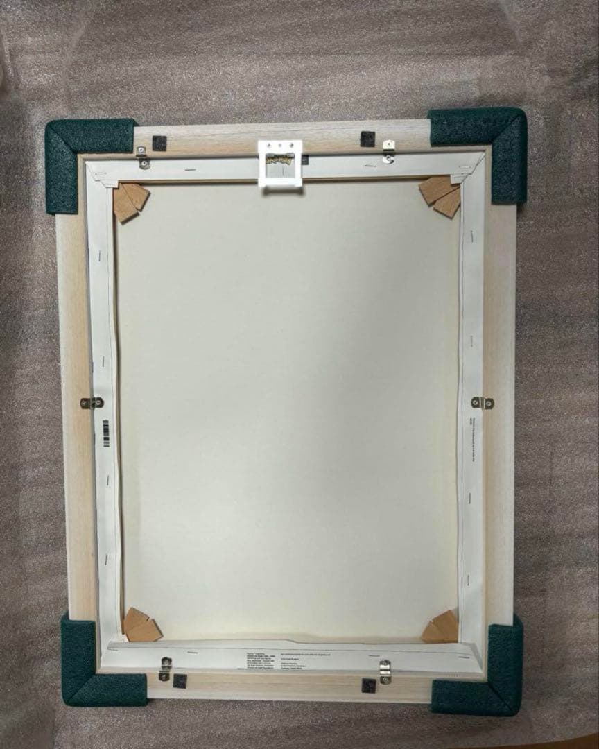 ゴッホピカチュウ 白枠 Mサイズ　キャンバスアート ヴァン・ゴッホ美術館