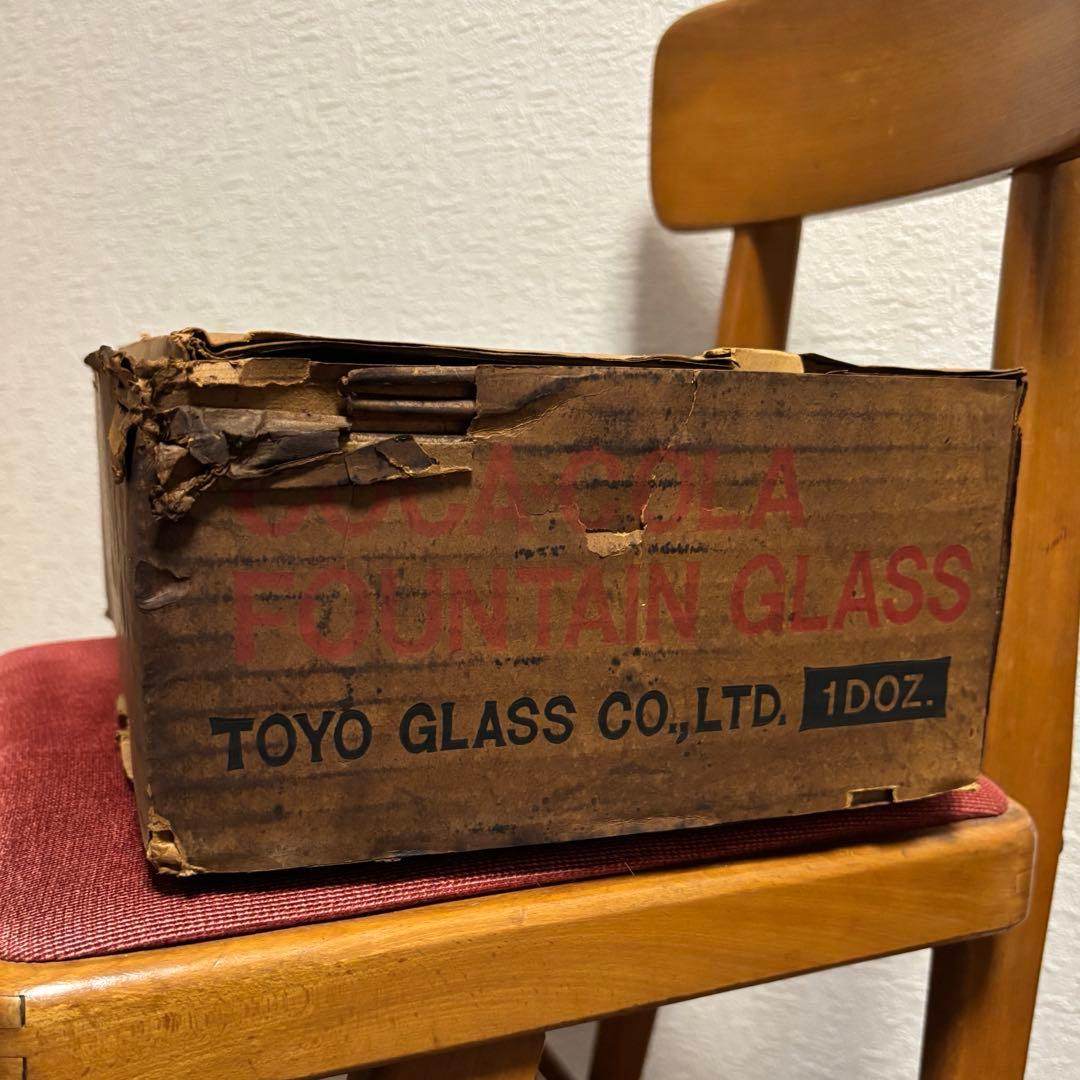 【CocaColaコカコーラ】グラス12個セット✴︎昭和レトロ✴︎箱付き