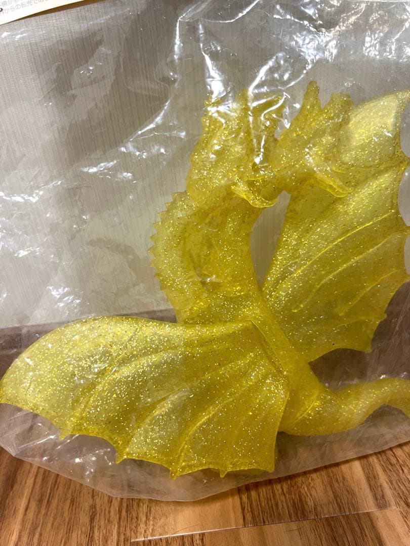 羽沢組 Gメモリーズセレクション ゴジラ キングギドラ　クリアイエロー　ソフビ